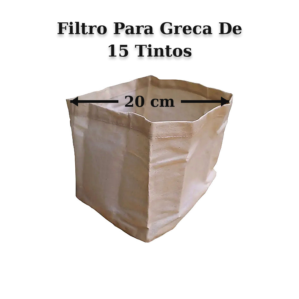 Filtro de tela para greca