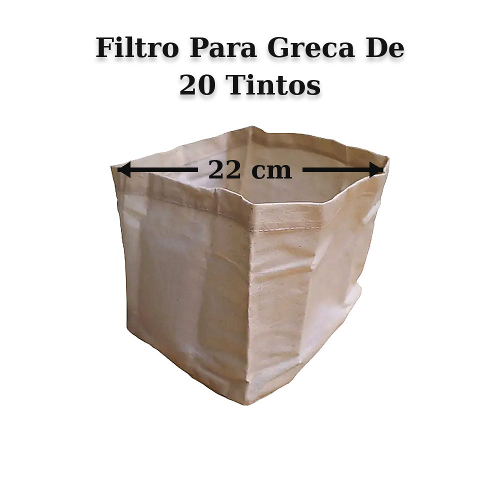 Filtro de tela para greca