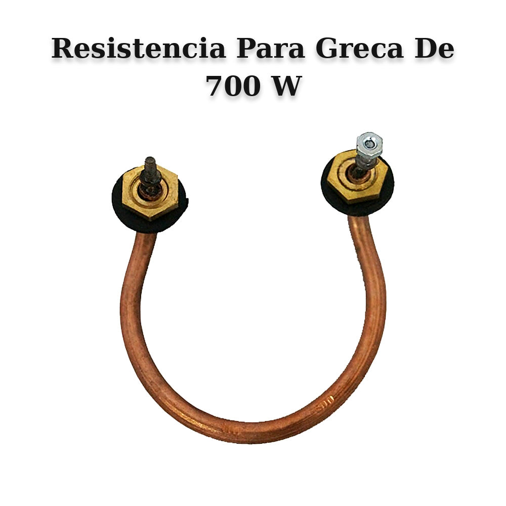 Resistencia para greca con racor - Pata curva