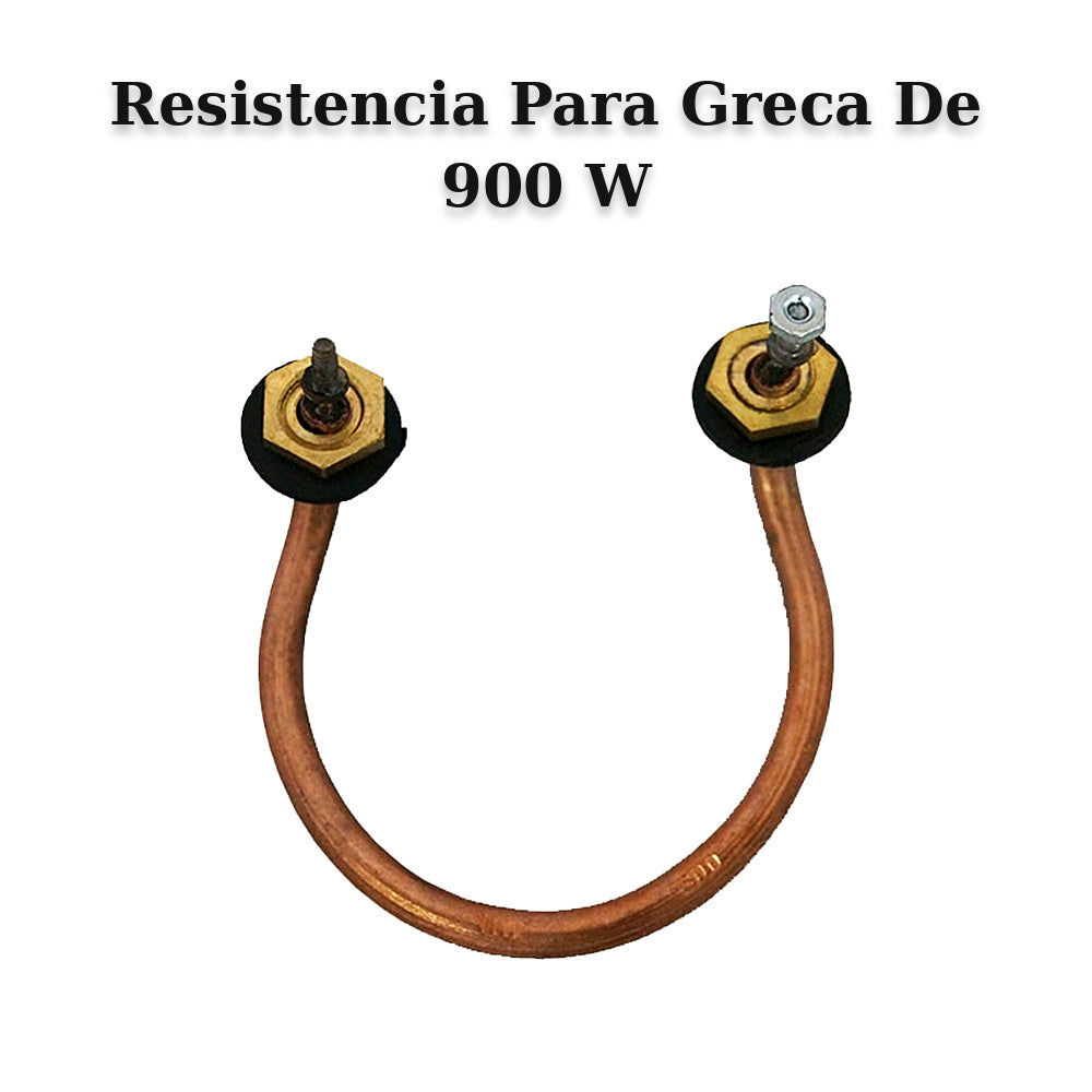 Resistencia para greca con racor - Pata curva