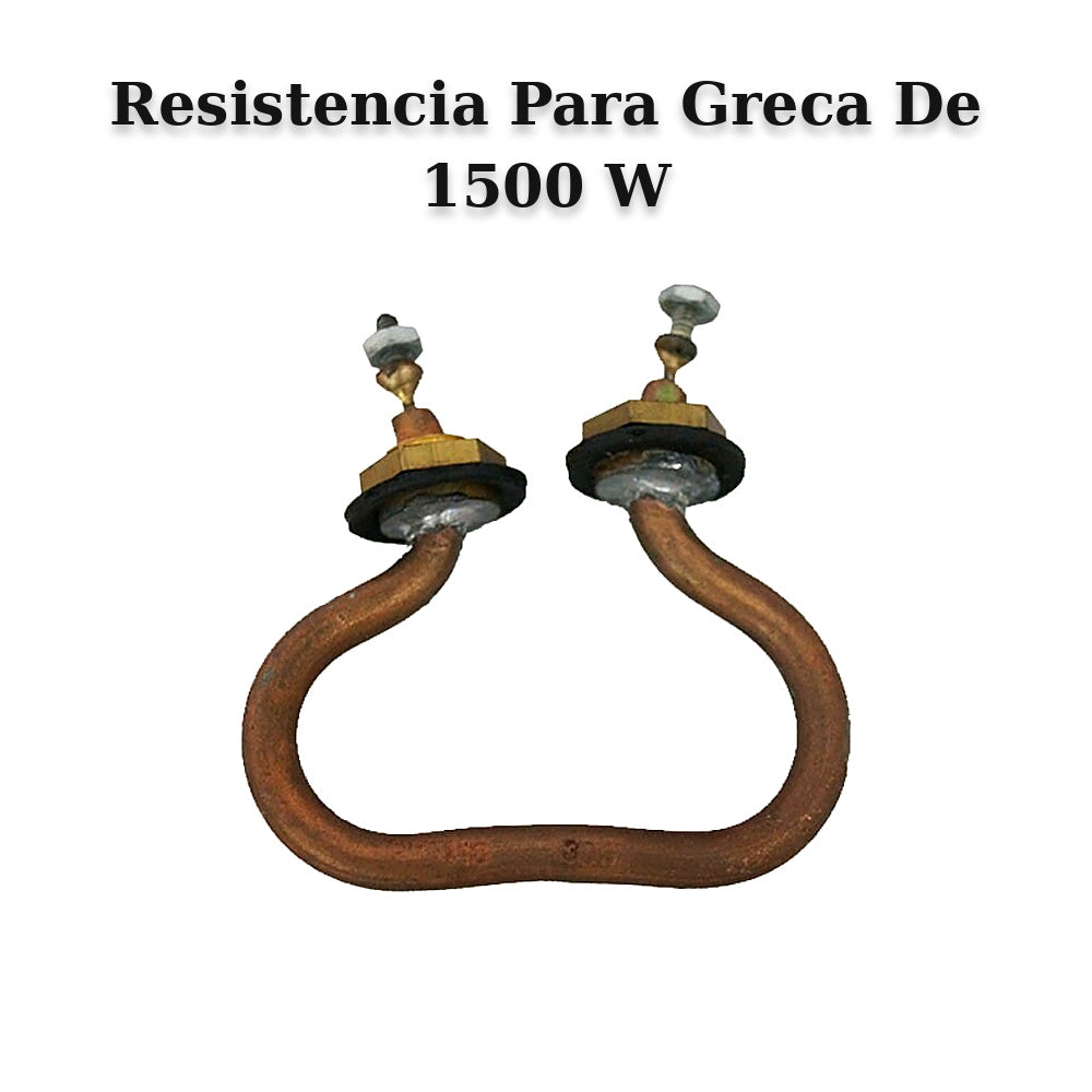 Resistencia para greca con racor - Pata Recta