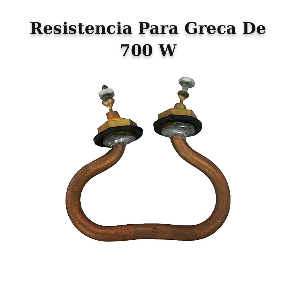 Resistencia para greca con racor - Pata Recta