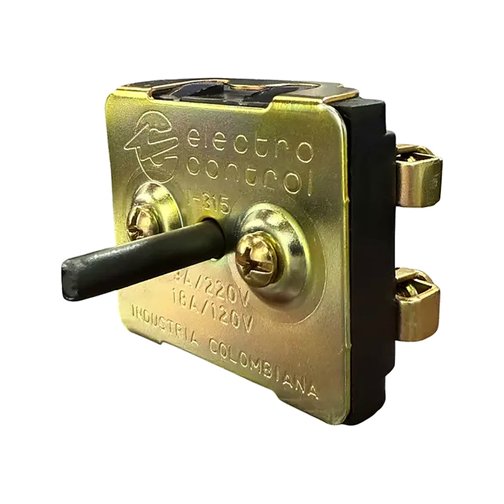 Switch 3 Calores Electrocontrol para Estufa y Greca